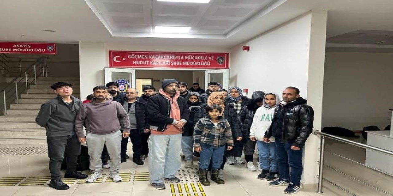 Manisa’da 34 düzensiz göçmen yakalandı