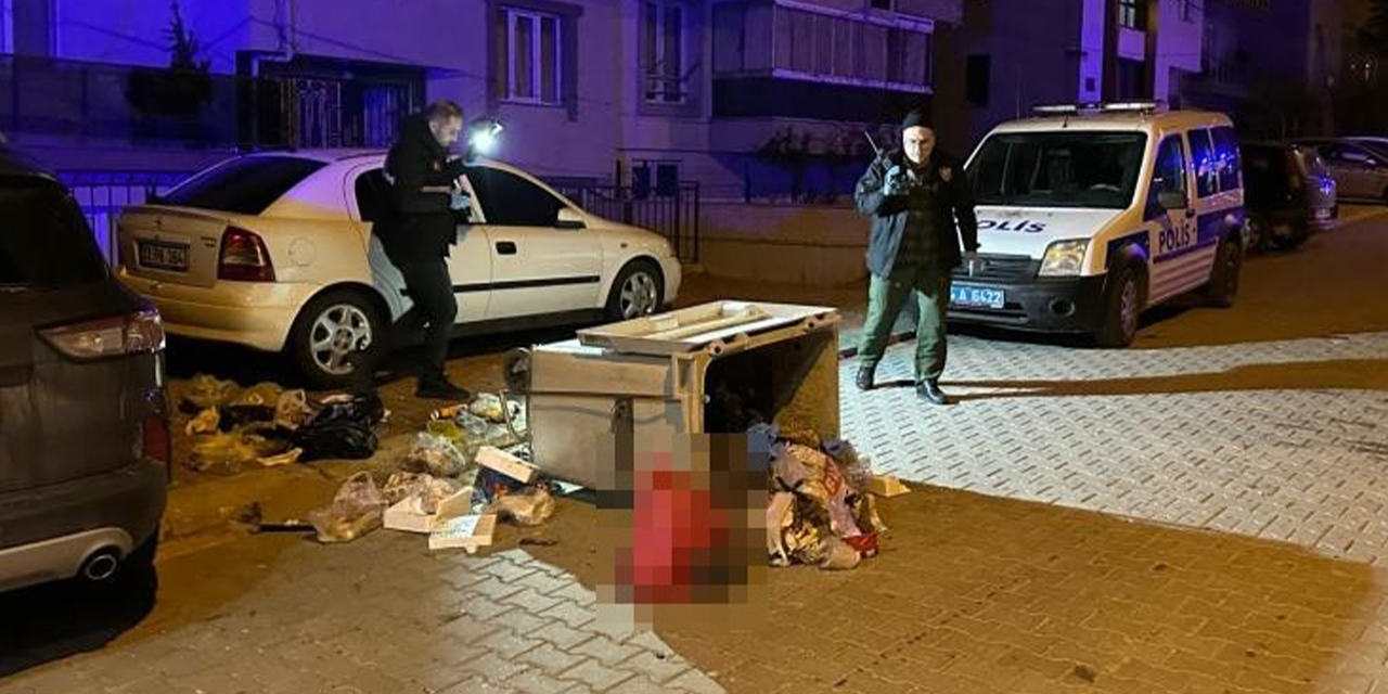 Çöp konteynerinde yeni doğmuş bebek cesedi bulundu