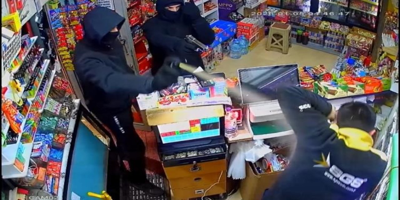 Market sahibine dehşeti yaşatan gaspçılar tutuklandı
