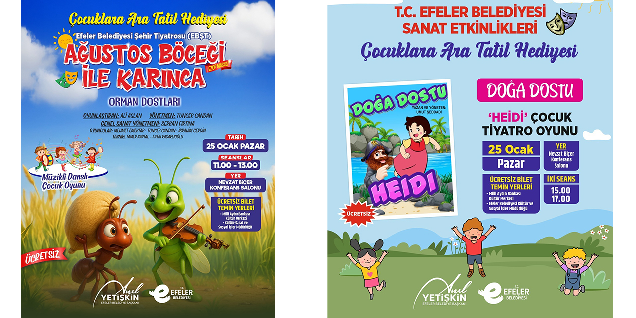 Başkan Yetişkin’den çocuklara ara tatil hediyesi