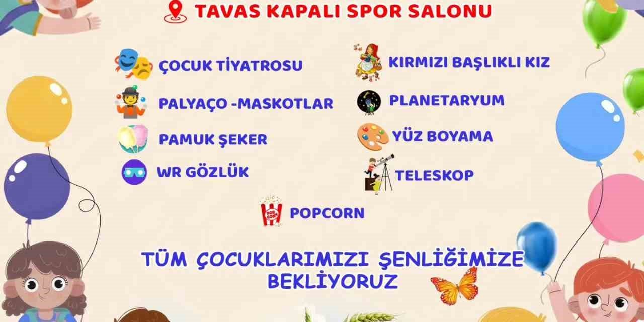 Tavaslı çocuklar yarıyıl şenliğinde eğlenecek