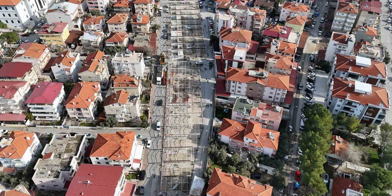 Yatağan pazaryeri modern ve konforlu bir yapıya kavuşuyor
