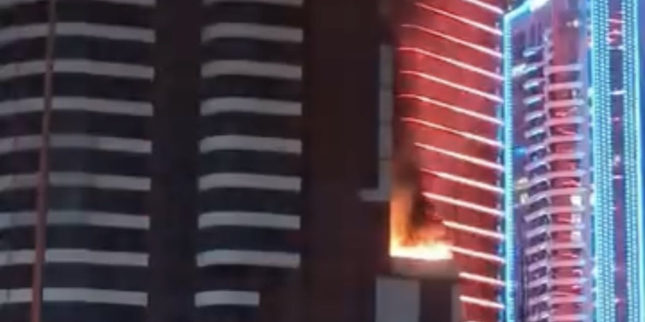 İzmir’de lüks yapıda yangın paniği