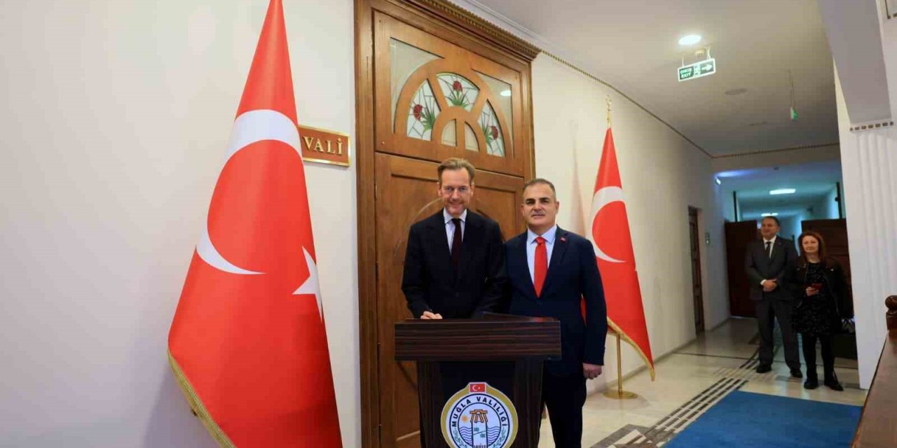 Muğla Valisi Akbıyık, Belçika Büyükelçisi Van de Velde’yi ağırladı