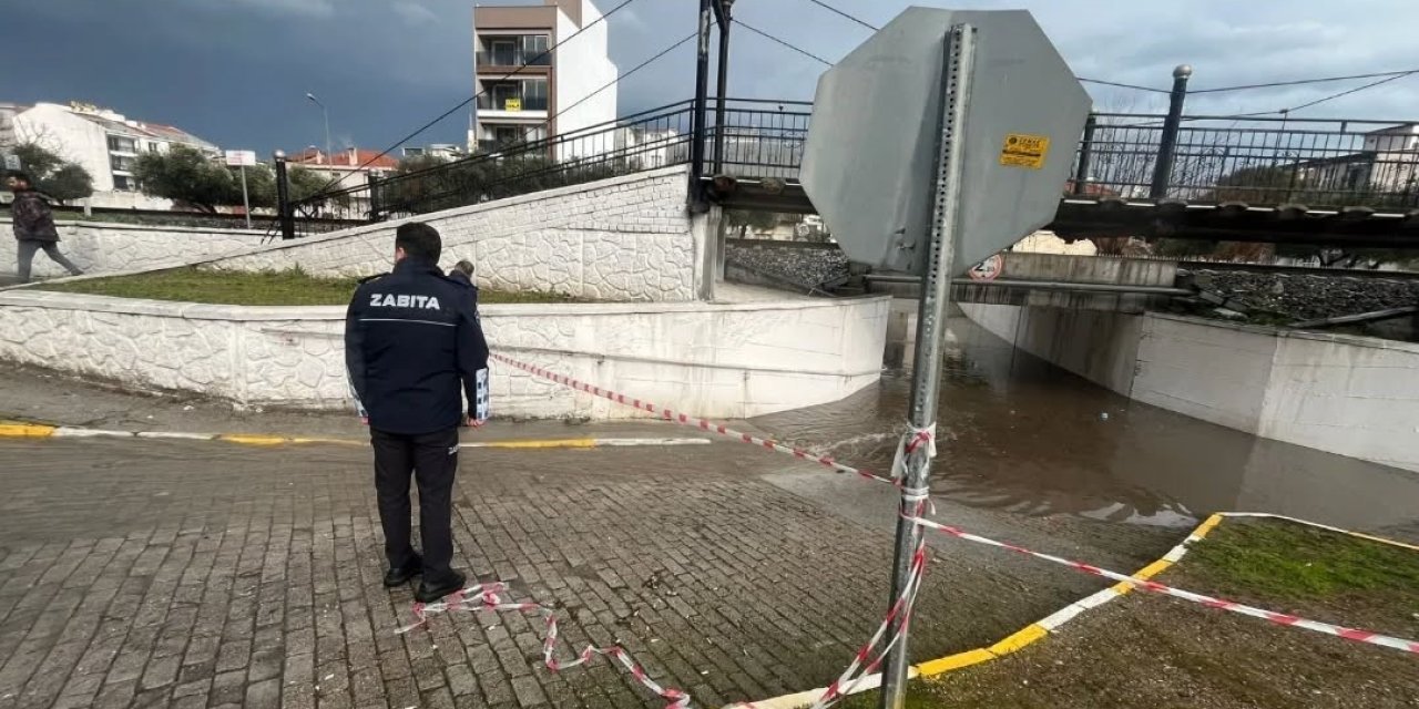 Germencik Belediyesi’nden sağanak yağışa karşı önlem