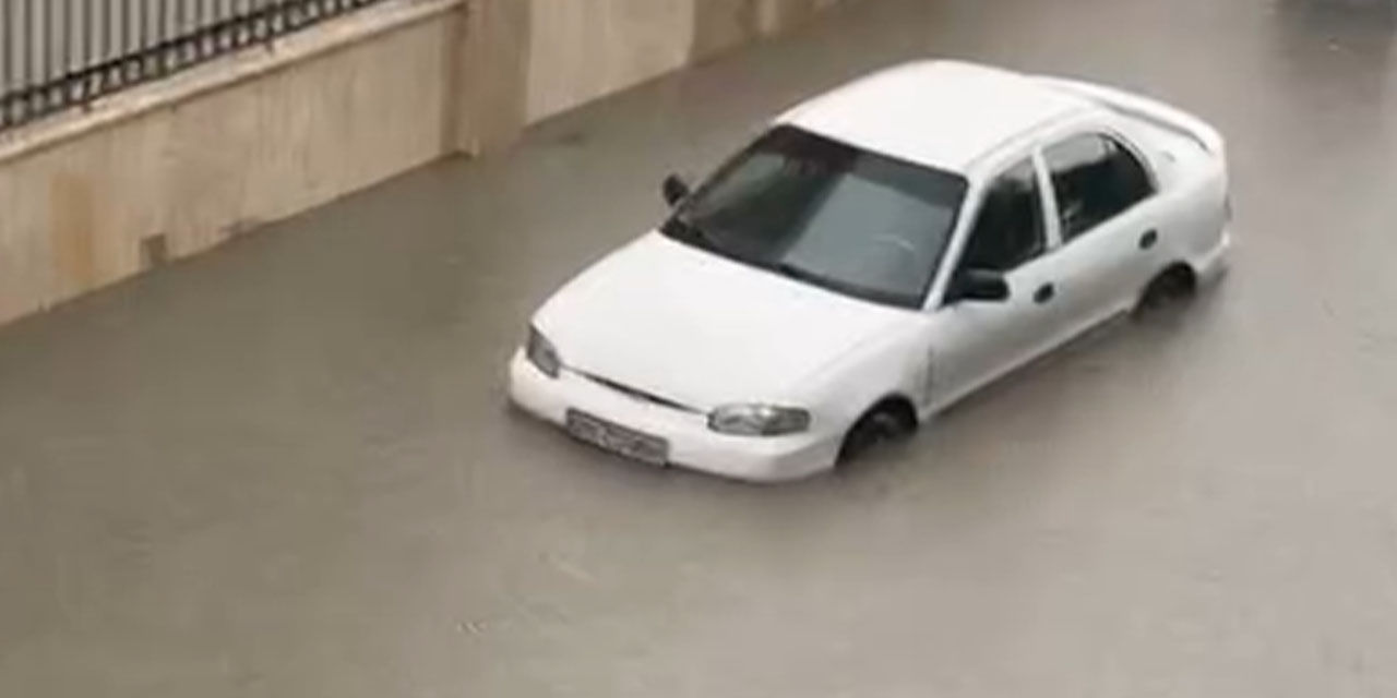 Cumhurbaşkanı Erdoğan’ın açacağı Kaymakamlık binası sel sularına teslim oldu