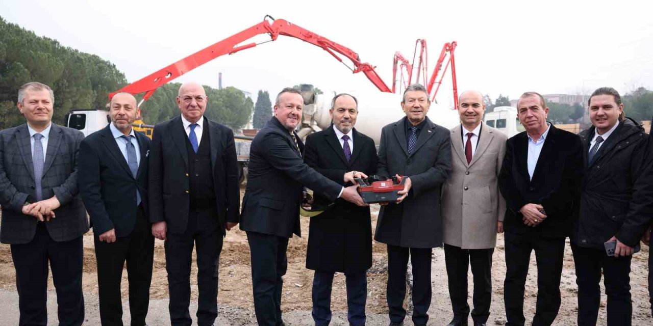 Denizli OSB Teknopark inşaat alanında inceleme yapıldı