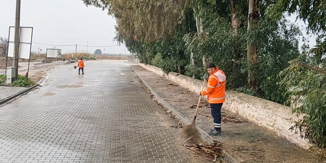 Efeler Belediyesi’nde yağmur mesaisi