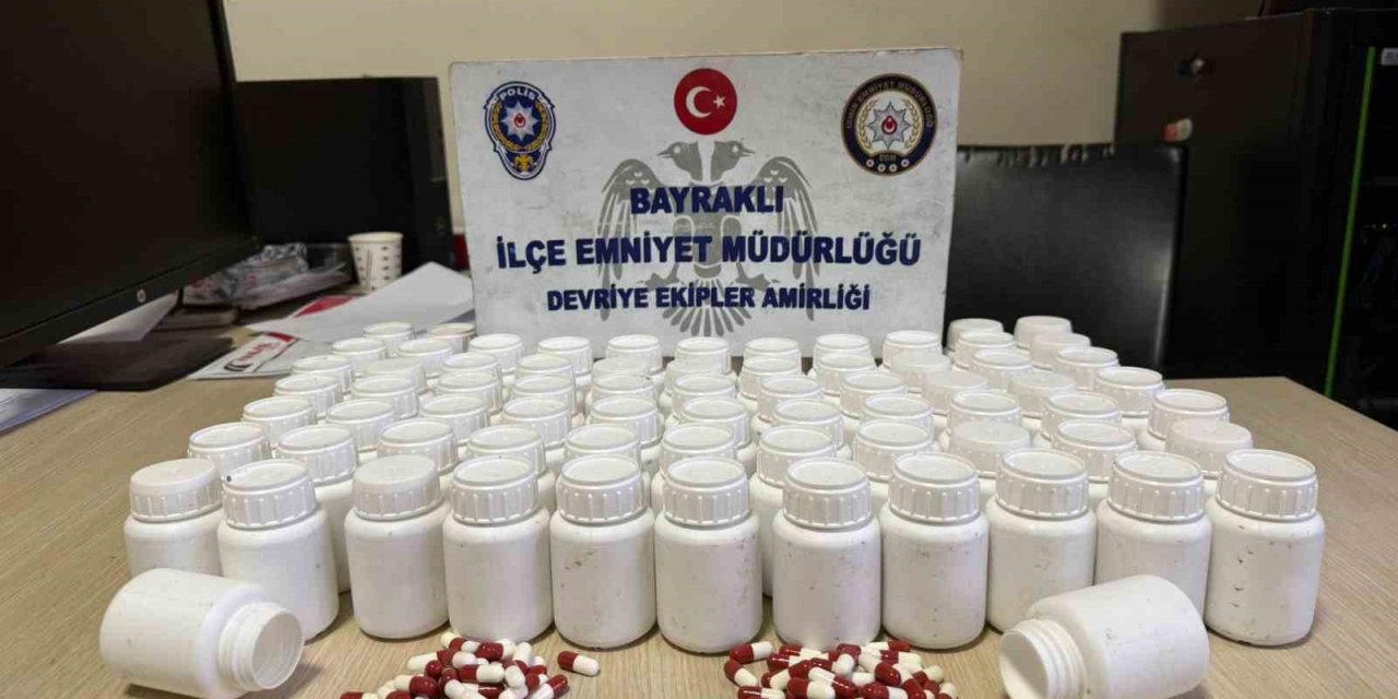 İzmir’de mezarlıkta poşet içerisinden binlerce uyuşturucu hap çıktı