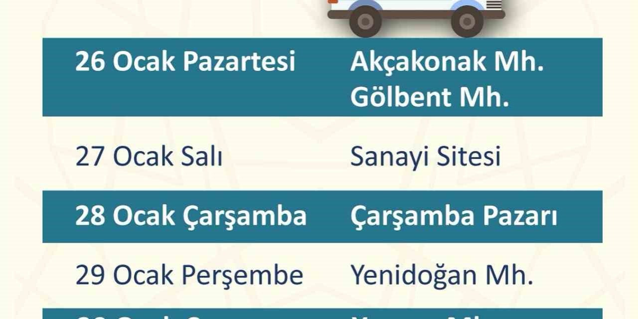 Söke’de mobil tahsilat aracı mahallelere geliyor