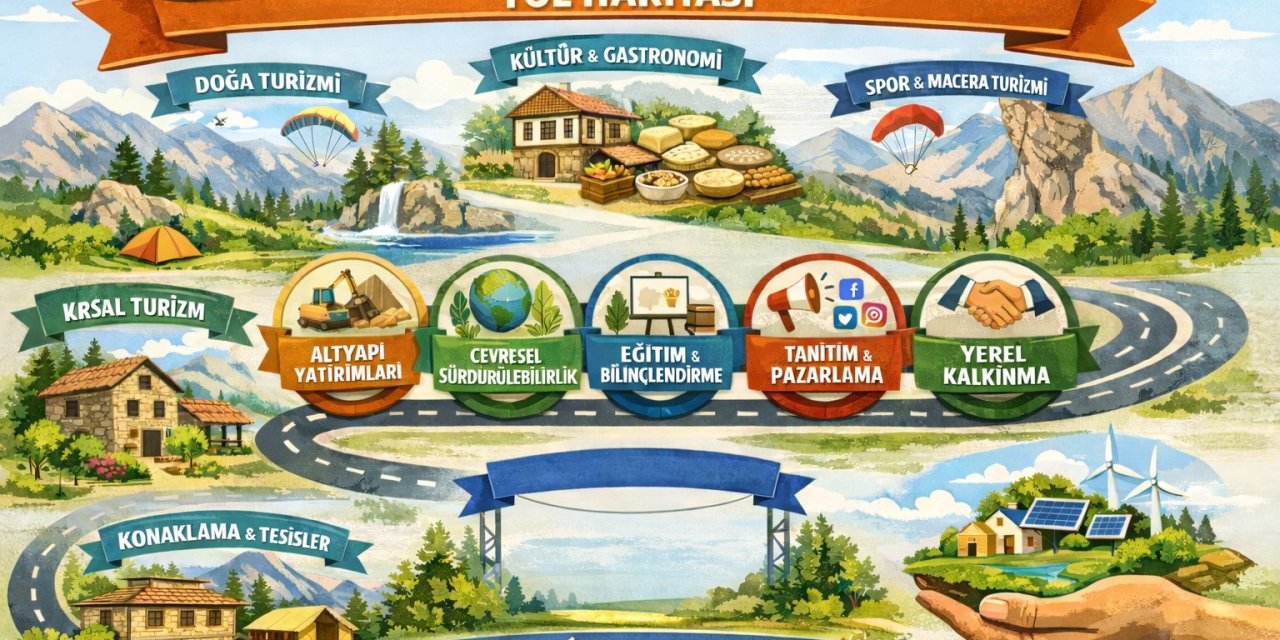 Sakin Şehir Çameli Turizm Master Planı kapsamında yol haritası  yayınlandı