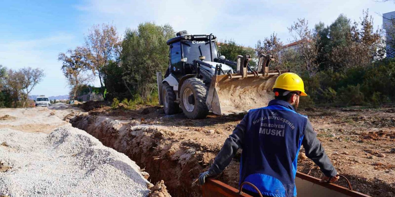 Datça İskele Mahallesi Çomarlık’ta kanalizasyon sorunu sona eriyor