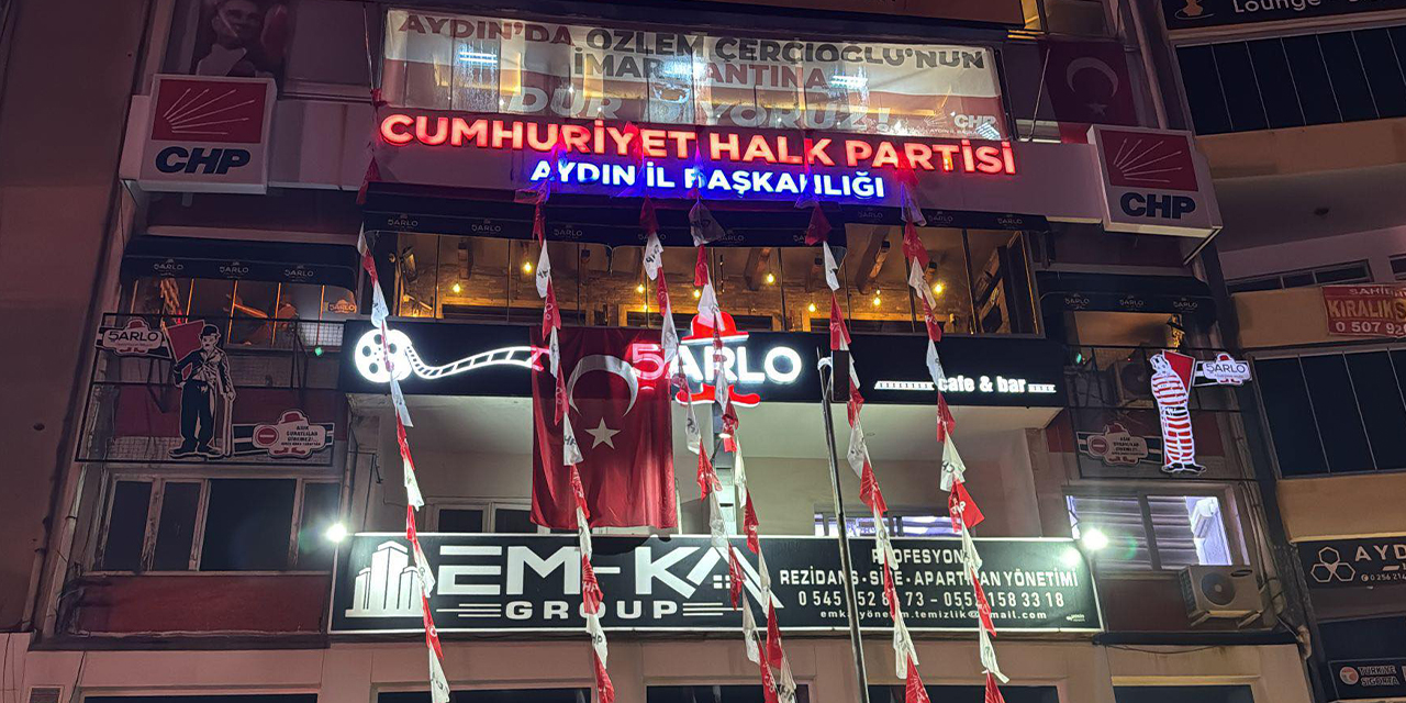 Aydın’da bayrak krizi: CHP’den sert tepki