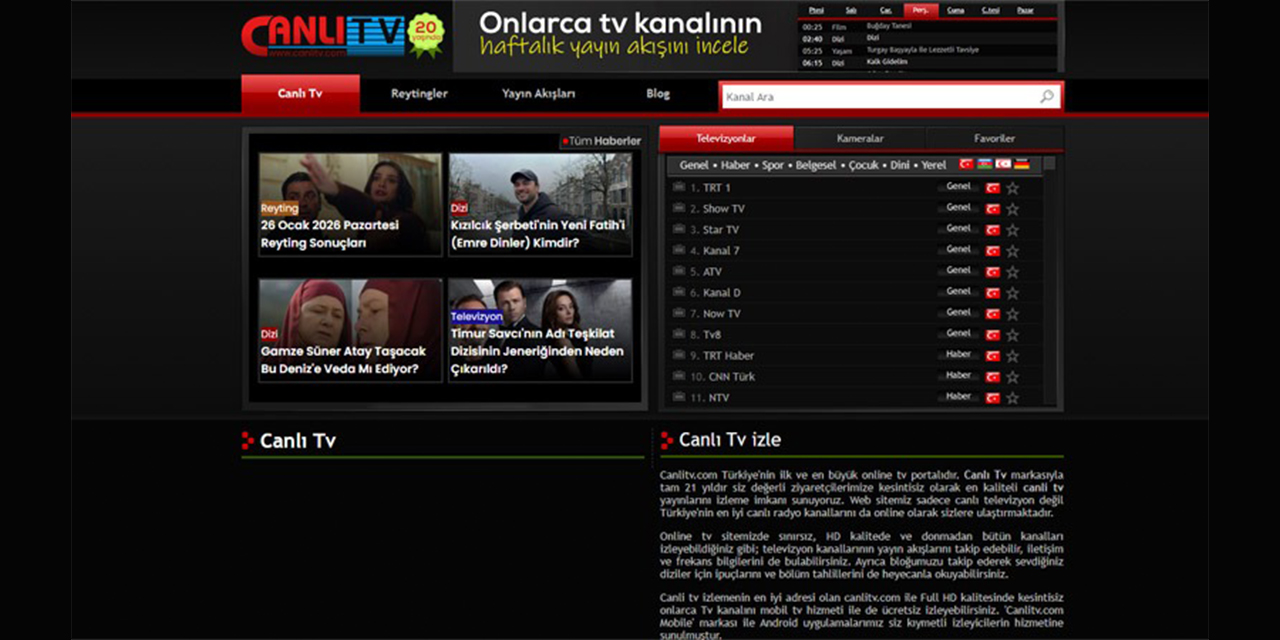 Türkiye’nin dijital ekranı: Canlı TV ile televizyonun geleceğine yolculuk