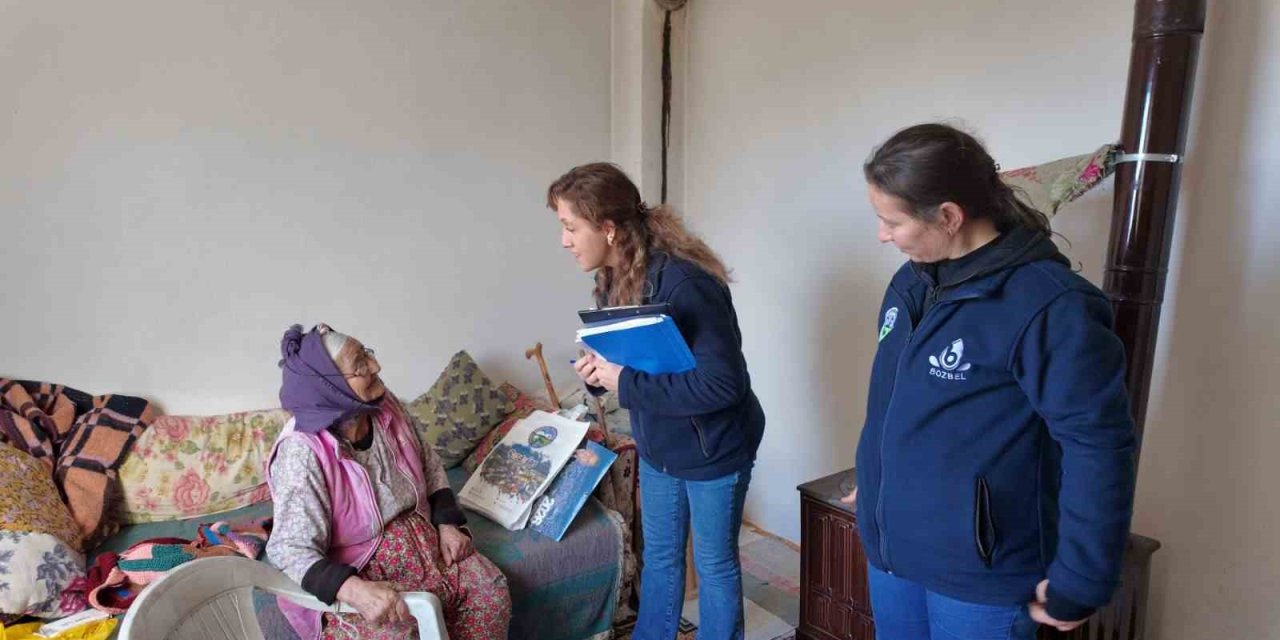 Bozdoğan Belediyesi, bakıma muhtaç vatandaşları yalnız bırakmıyor