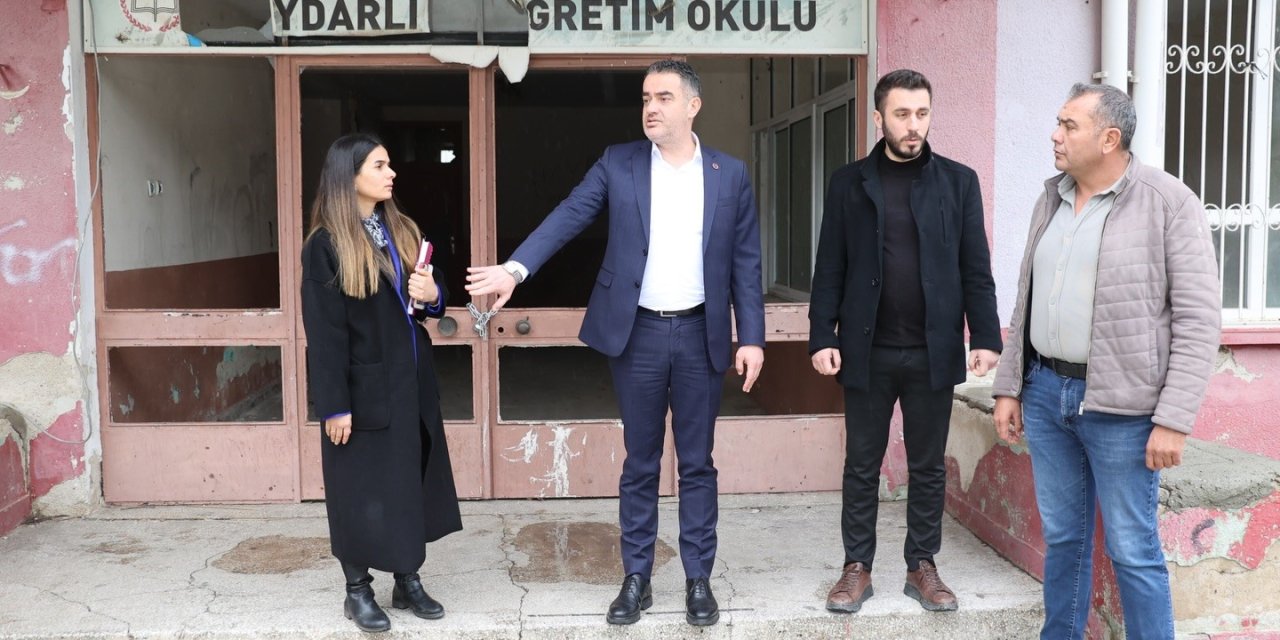 Başkan Arıcı, ’Haydarlı İlkokulu’ için düğmeye bastı