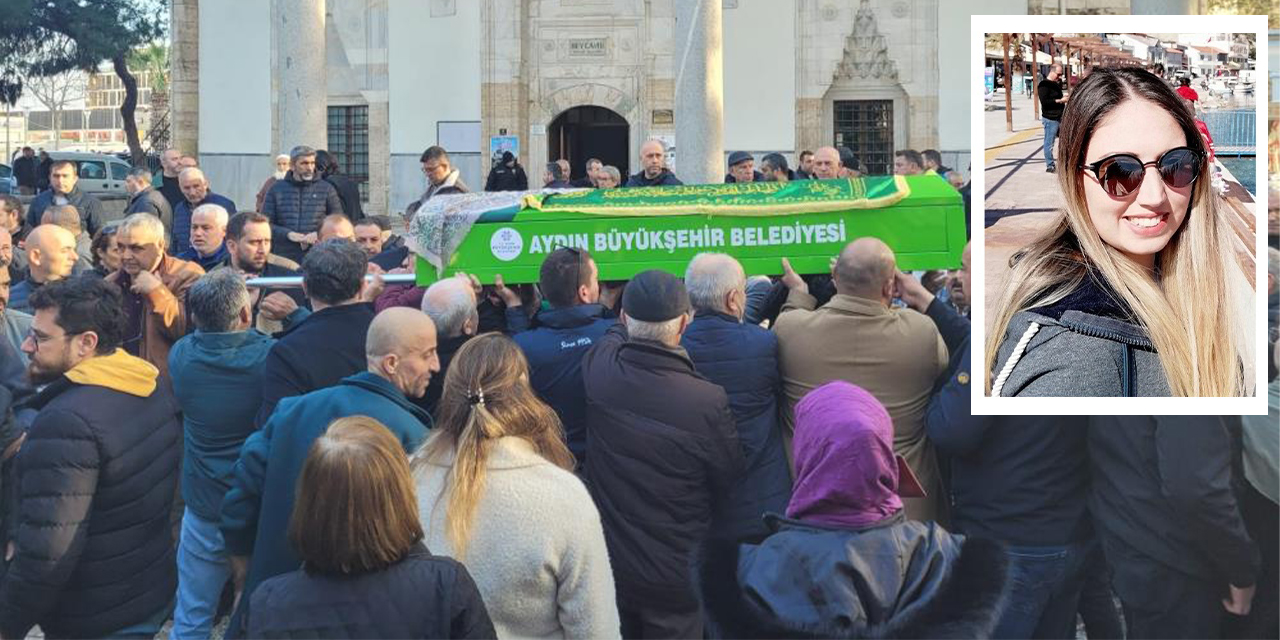 Efeler’de genç anne Sezer  son yolculuğuna uğurlandı