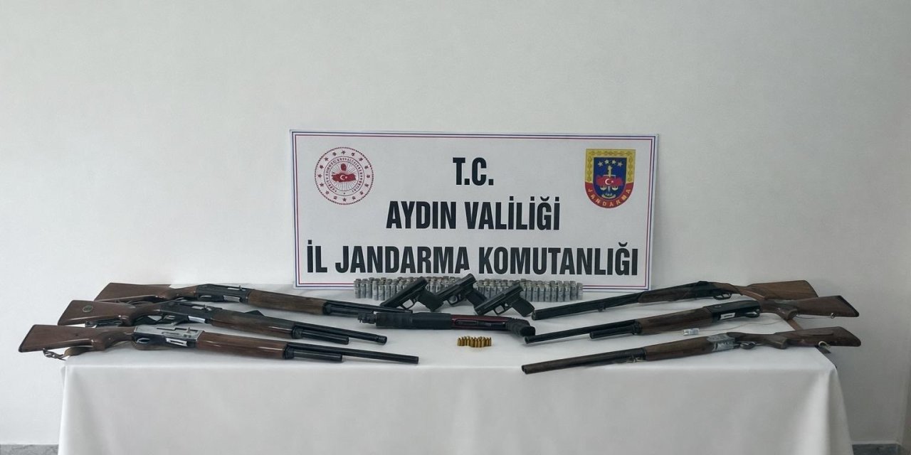 Didim’de ruhsatsız silah operasyonu