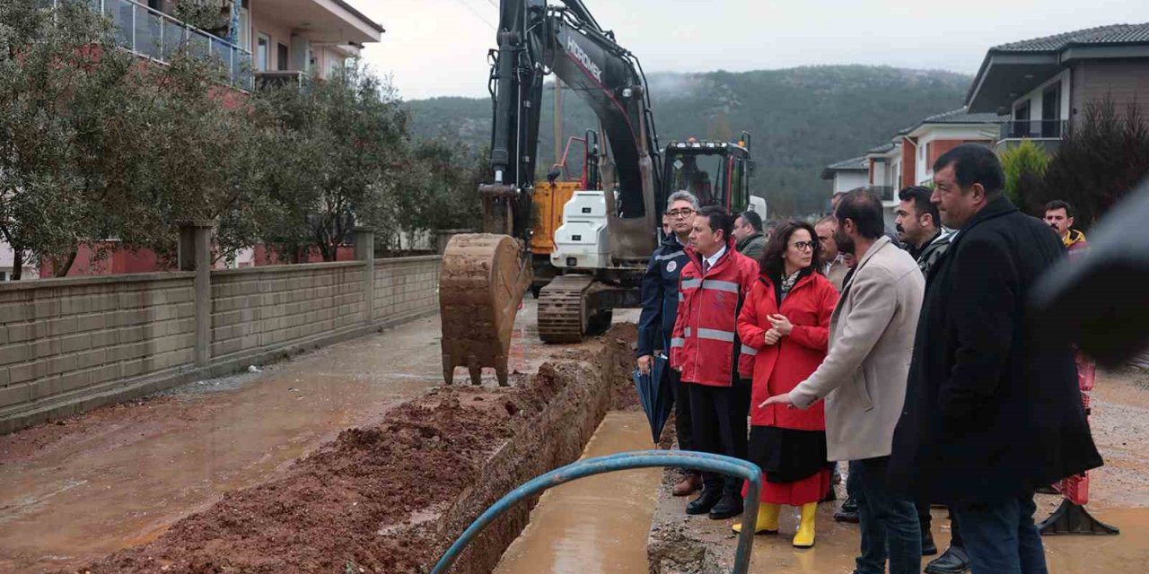 Başkan Aras, 502 milyonluk yol ve altyapı yatırımını yerinde inceledi