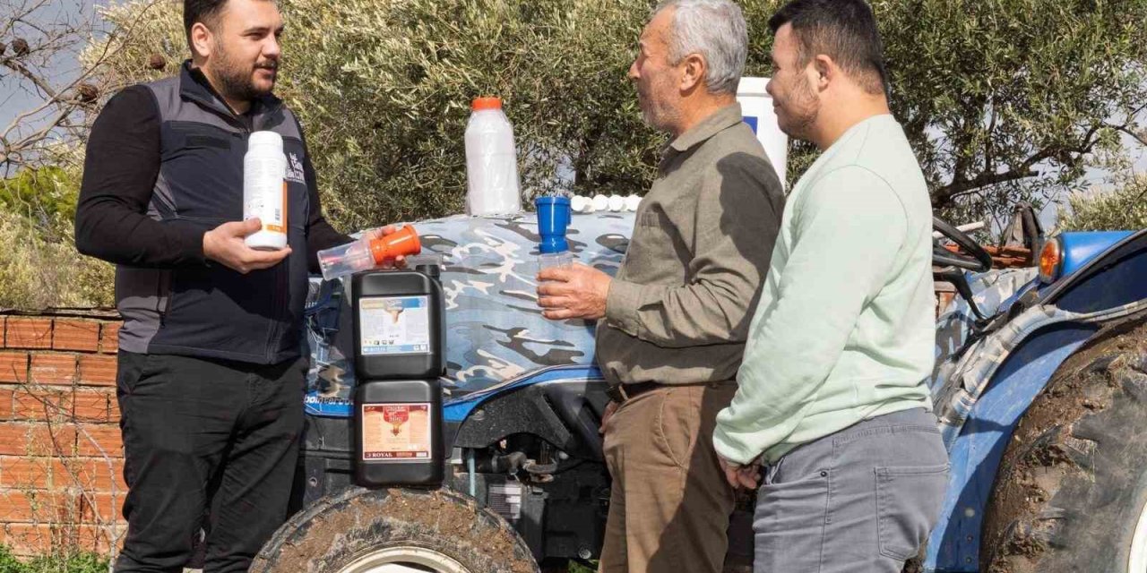 Çiftçiye buzağı kiti ve dezenfektan desteği