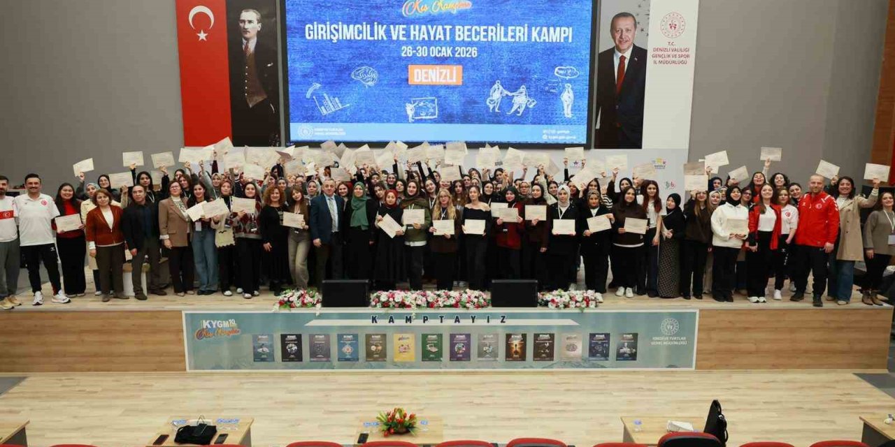 Kış kampı heyecanı Denizli’de yaşandı
