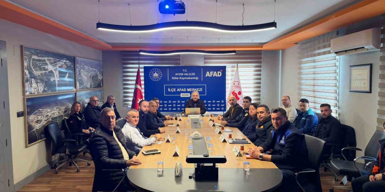 Şiddetli yağış öncesi AFAD koordinasyon toplantısı yapıldı