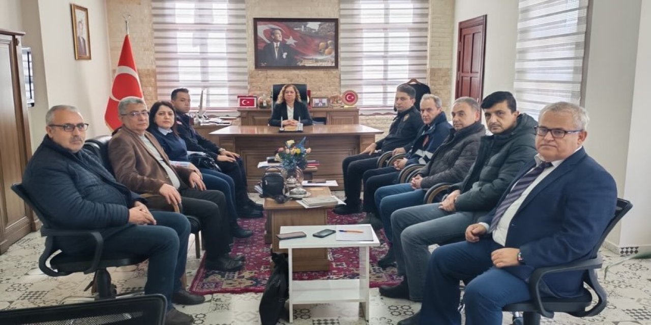 Germencik’te kriz merkezi toplandı