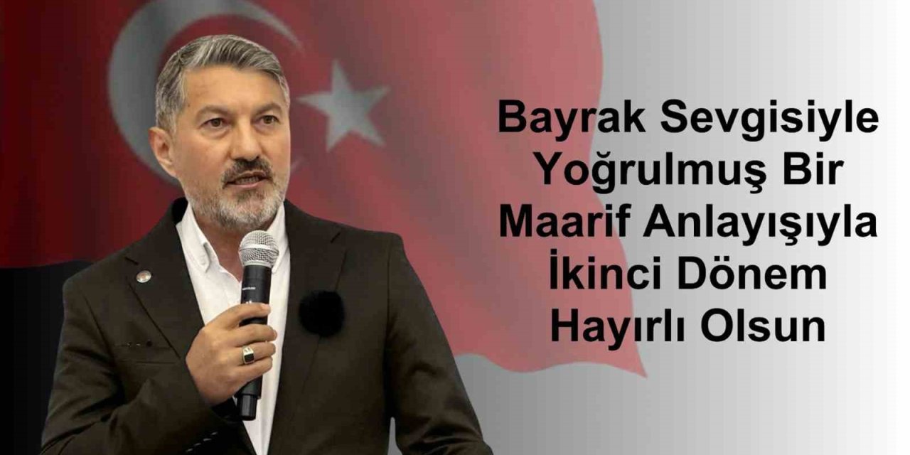 Uçak’tan ‘Türk Bayrak’lı mesaj