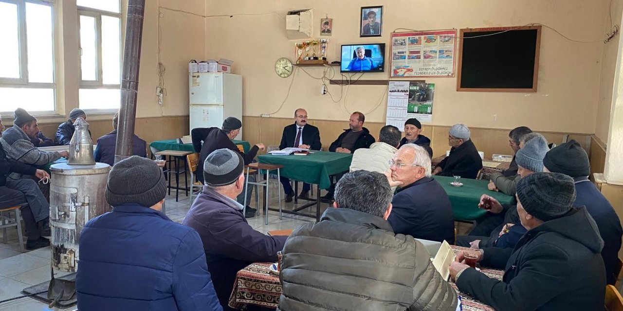 Uşak’ta çiftçilerle sahada buluşma