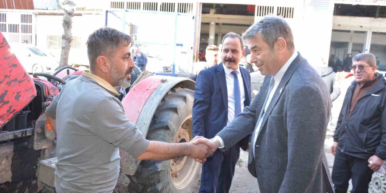 AYESOB Başkanı Künkcü, Kuyucak’ta esnaflarla buluştu