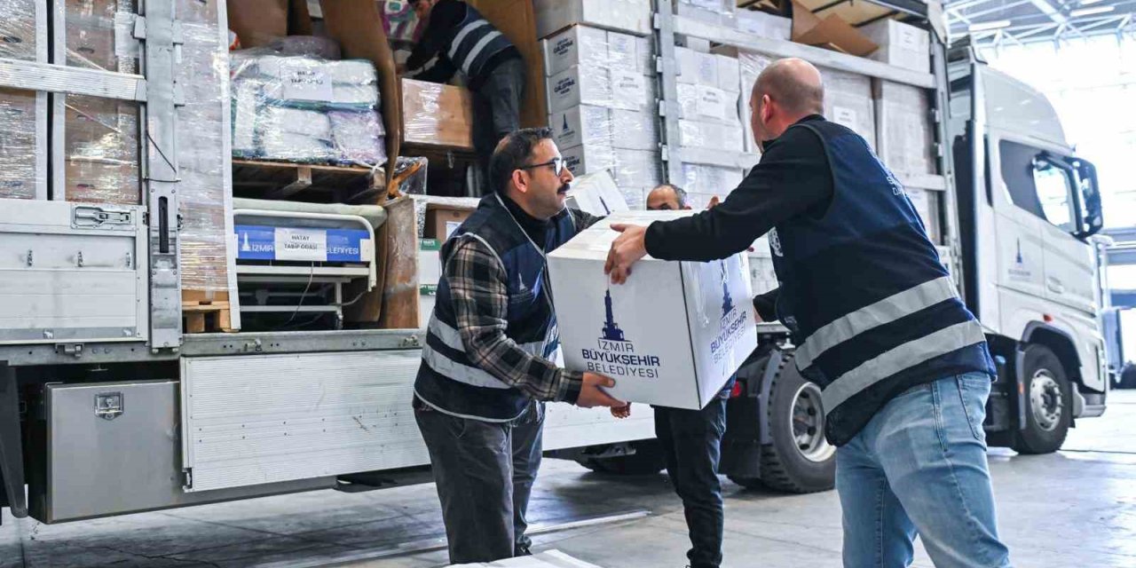 İzmir’den Hatay’a dayanışma köprüsü