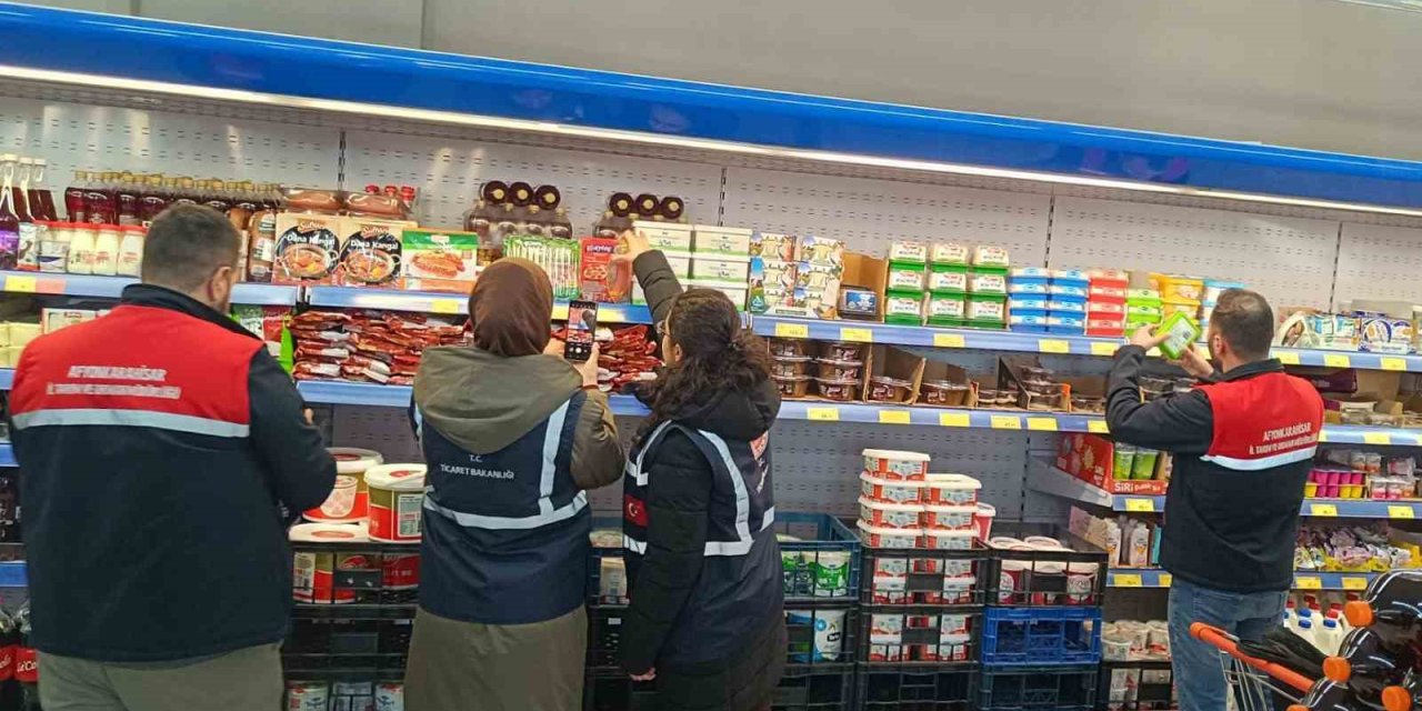 Ramazan ayı öncesi zincir marketlere yönelik denetim