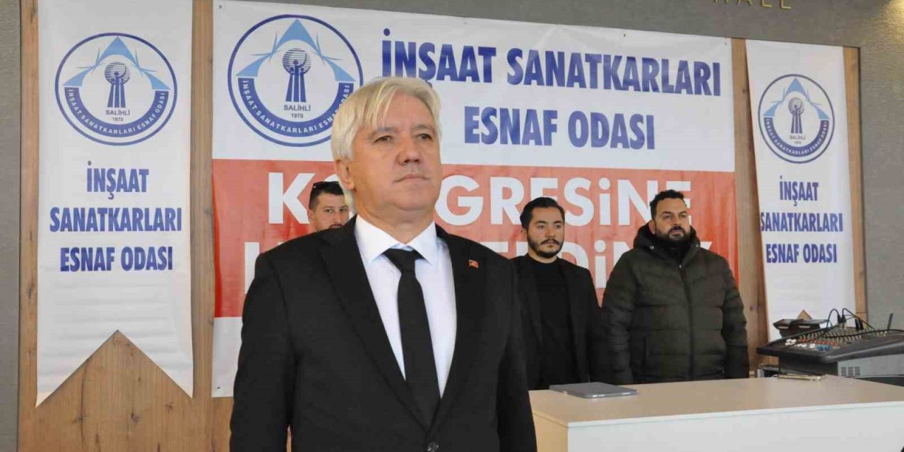 Salihli inşaatçılarda Tuncay Ünlü yeniden seçildi