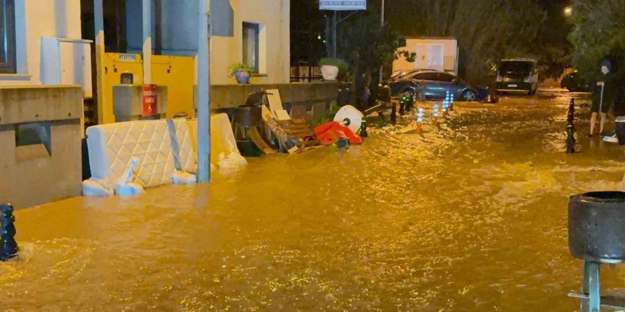 Bodrum’u sel vurdu, evler ve iş yerlerini su bastı