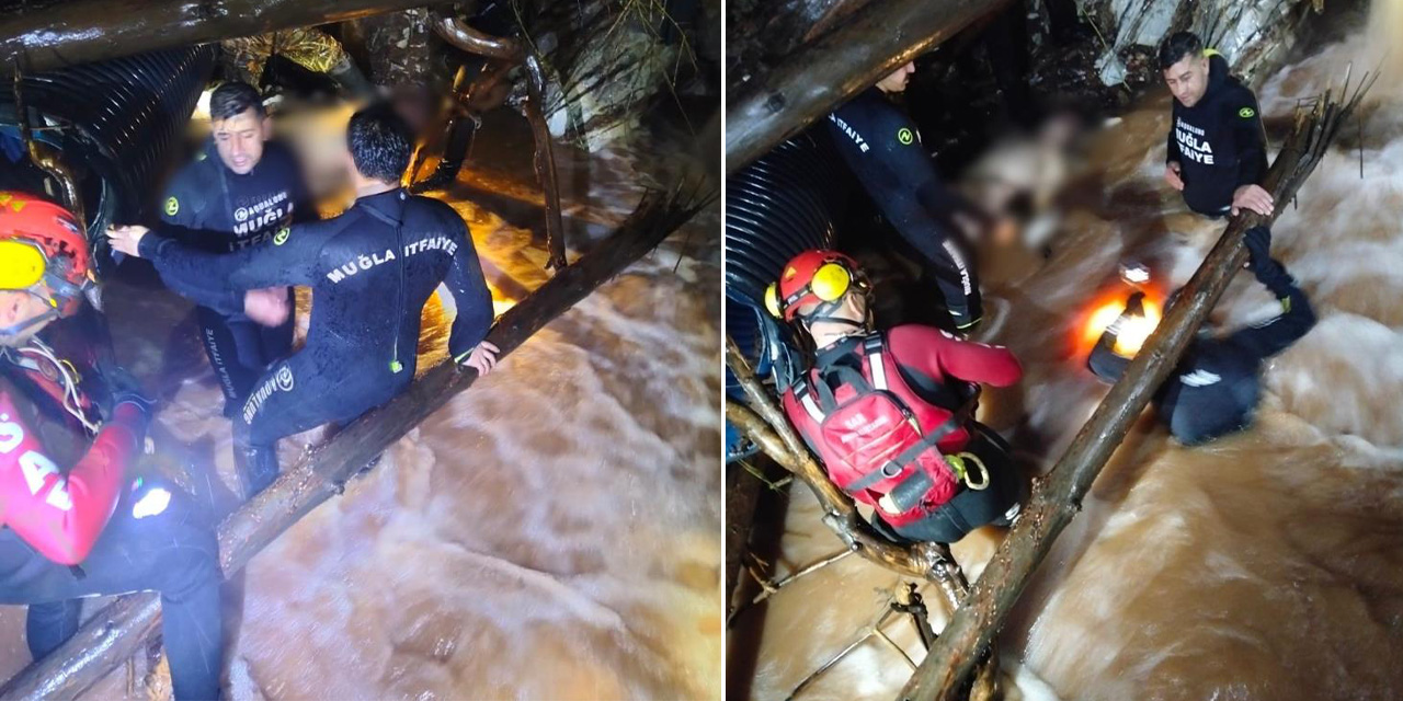 Sele kapılan sürücü ölü olarak bulundu