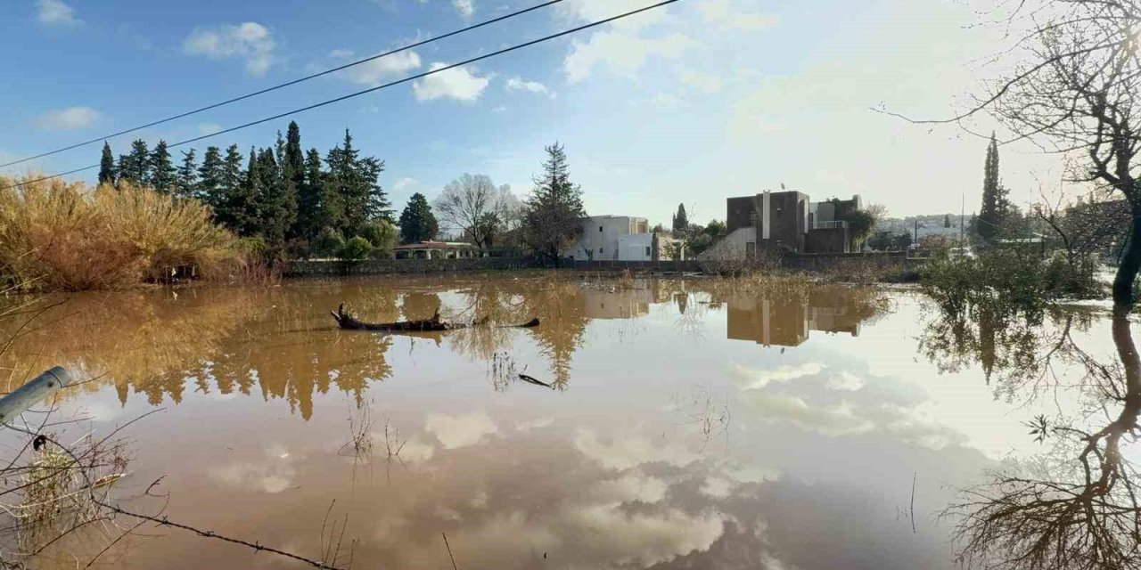 Bodrum’da selin tablosu gün ağarınca ortaya çıktı