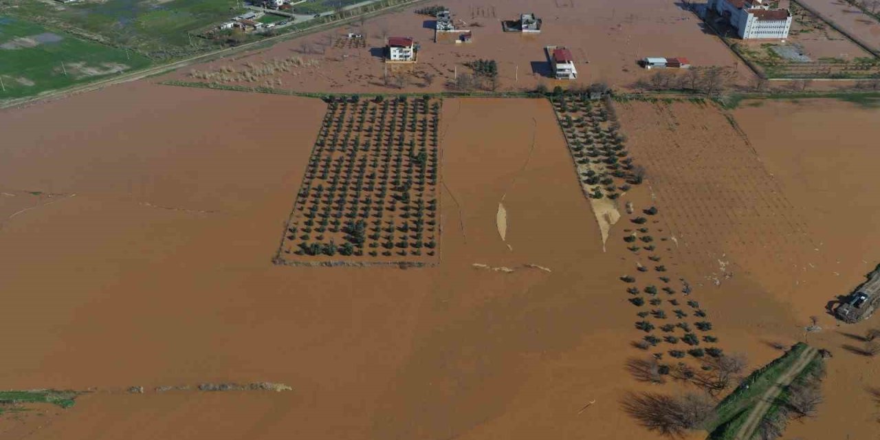 Salihli’de felaketin boyutu havadan görüntülendi