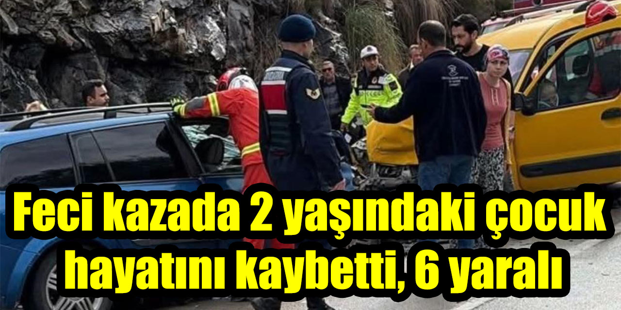 Feci kazada 2 yaşındaki çocuk hayatını kaybetti, 6 yaralı