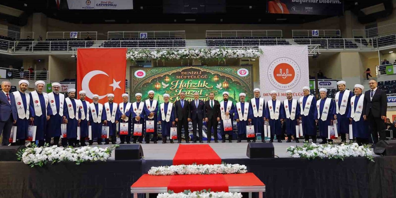 Denizli’de 168 öğrenci hafızlık icazeti aldı