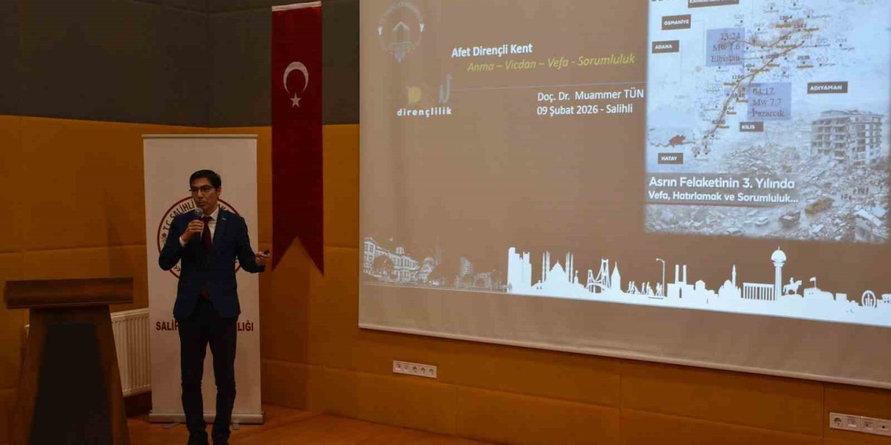 Salihli’de ‘Dirençli Kentler’ konferansı