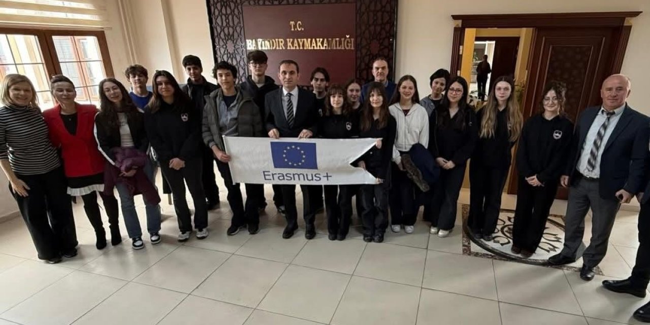 Bayındır, İtalyan Erasmus ve eTwinning öğrencilerini ağırlıyor