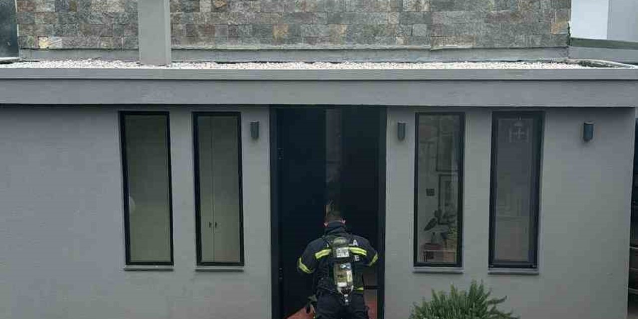 Bodrum’da villada yangın çıktı