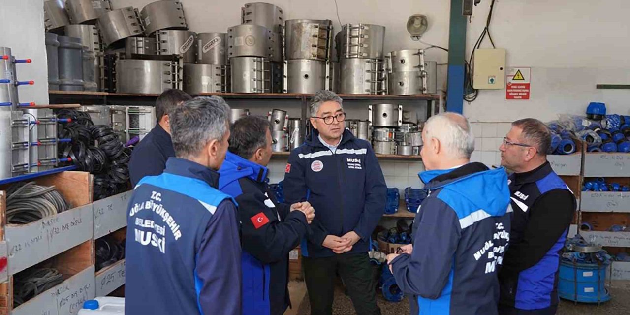 MUSKİ Genel Müdürü Şengül Datça’daki yatırımları yerinde inceledi