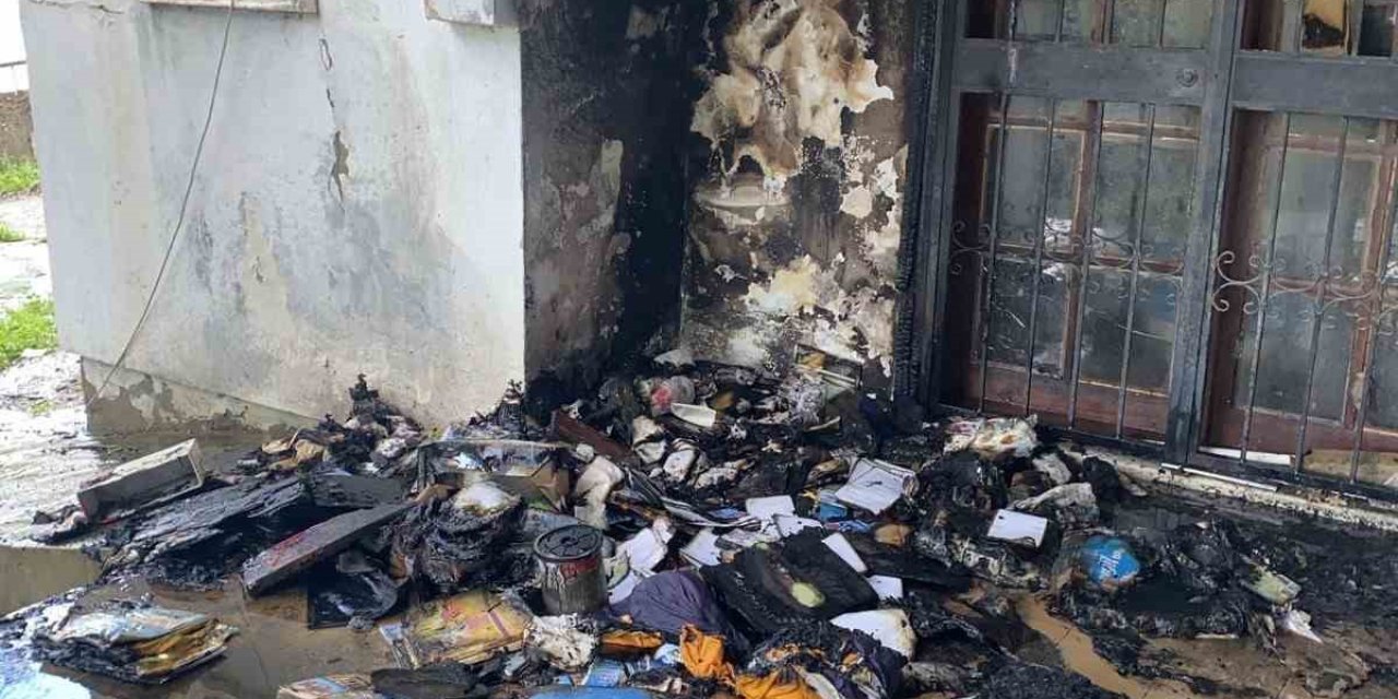 Yangında kundaklama şüphesi