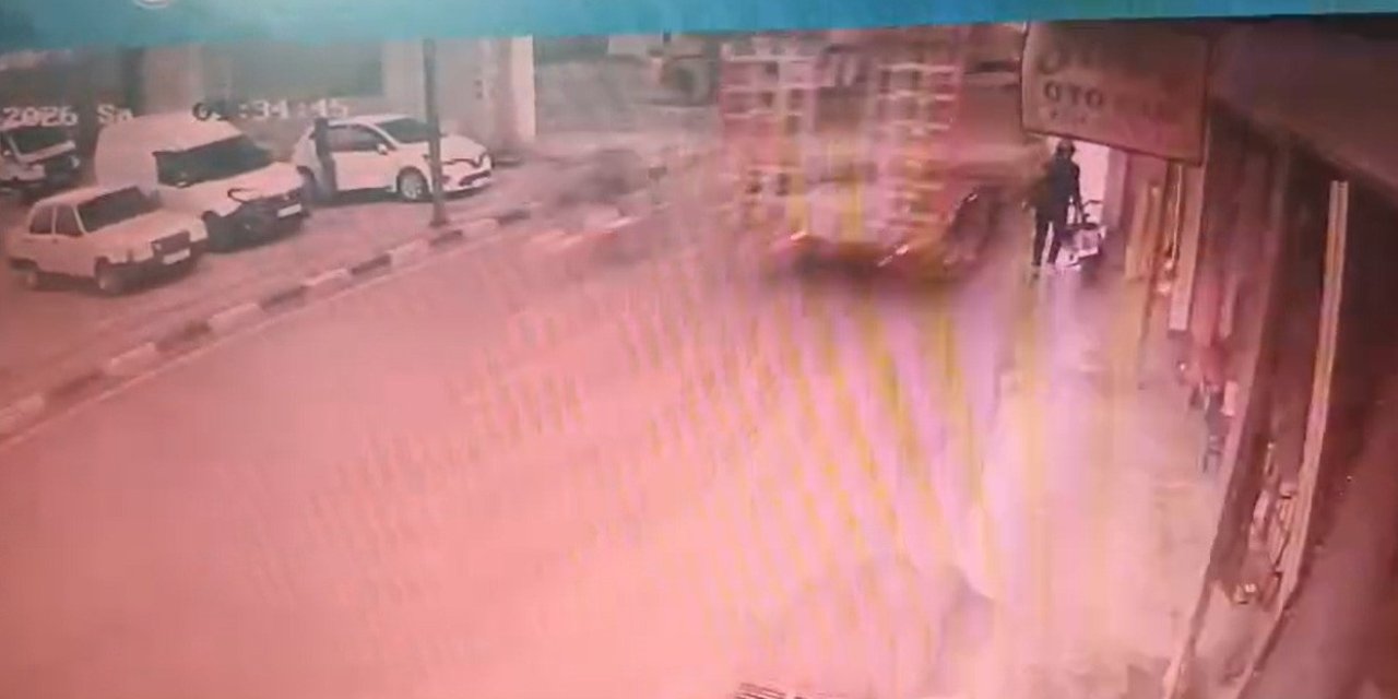 Manisa’da korku dolu anlar kamerada: Lise öğrencisi ölümden döndü