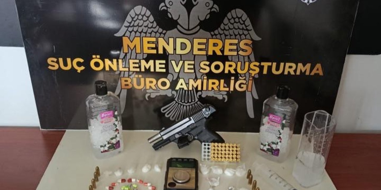 Menderes’te uyuşturucu operasyonu