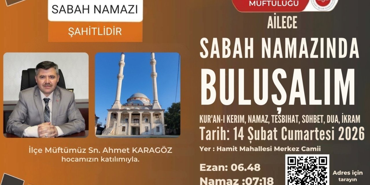 Köyceğiz’de sabah namazı buluşması Hamitköy Camiinde gerçekleşecek