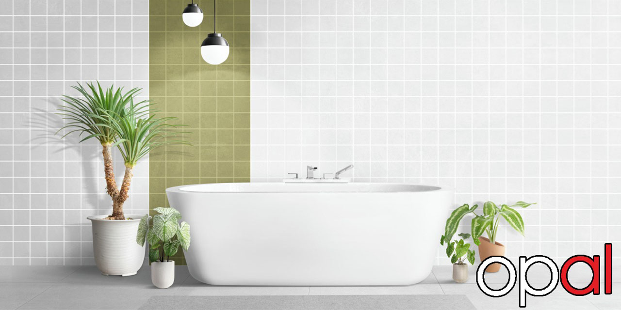 Modern banyo aksesuarları Opal Yapı stoklarında