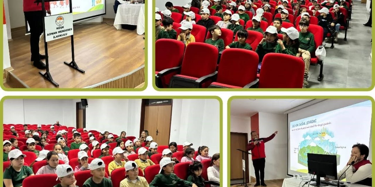 Köşk’te öğrencilere su verimliliği eğitimi verildi