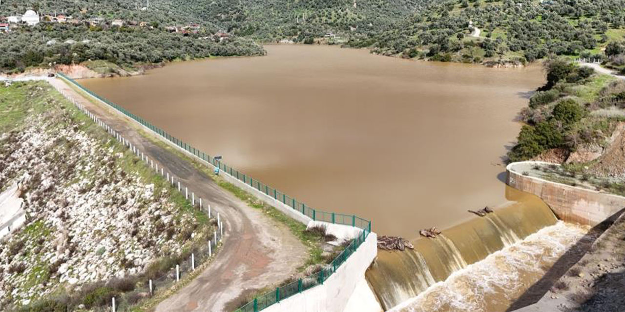 Sultanhisar’da göletler sağanakla doldu taştı